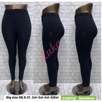 Women's black leggings 98931