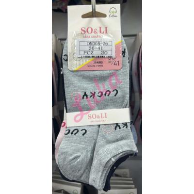 Women's low cut socks So&Li DM005-26