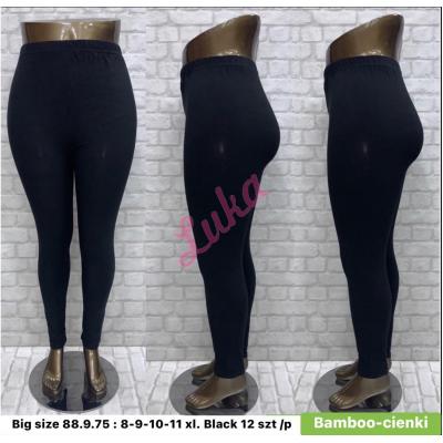 Women's black leggings 88975