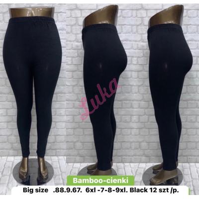 Women's black leggings 88967