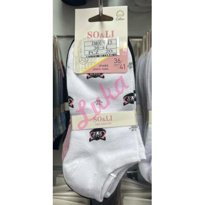 Women's low cut socks So&Li DM005-13