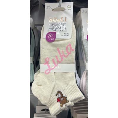 Women's low cut socks So&Li LY51001-40