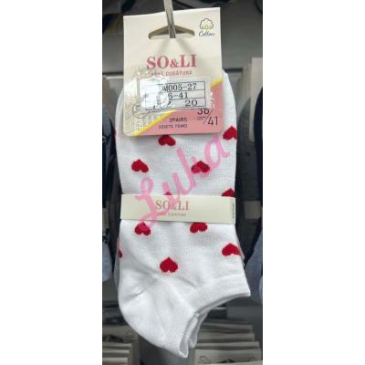 Women's low cut socks So&Li DM005-27