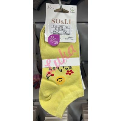 Women's low cut socks So&Li LY51001-36