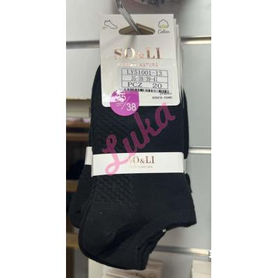 Women's low cut socks So&Li LY51001-13