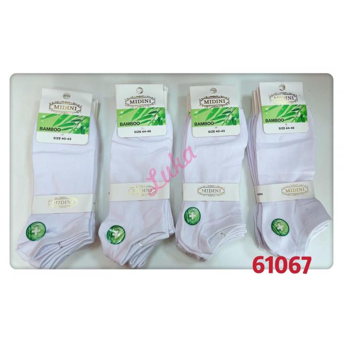 men's bamboo low cut socks Midini 81066
