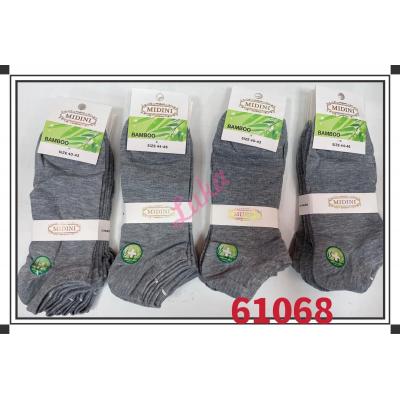men's bamboo low cut socks Midini 81067