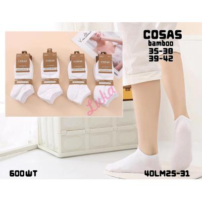 Women's low cut socks Cosas 40LM25-31