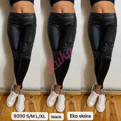 Women's black leggings 9200