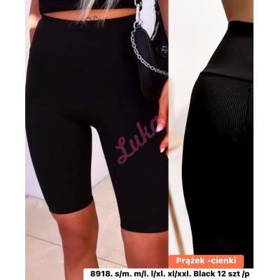 Women's black leggings 8918