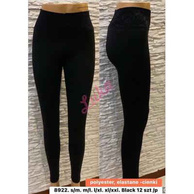 Women's black leggings 8922