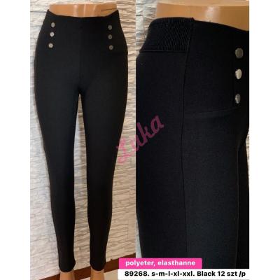 Women's black leggings 89268