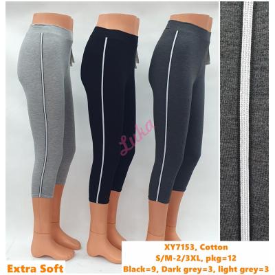 Legginsy 3/4 damskie xy7153