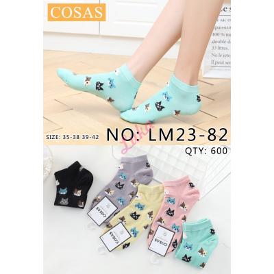 Women's low cut socks Cosas LM23-82