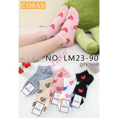 Women's low cut socks Cosas LM23-90