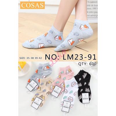 Women's low cut socks Cosas LM23-91