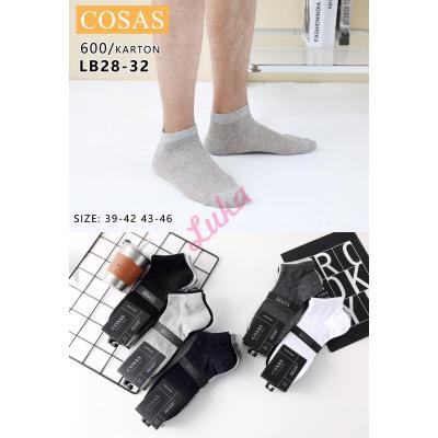 Men's low cut socks Cosas LB28-32