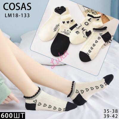 Women's low cut socks Cosas LM18-133