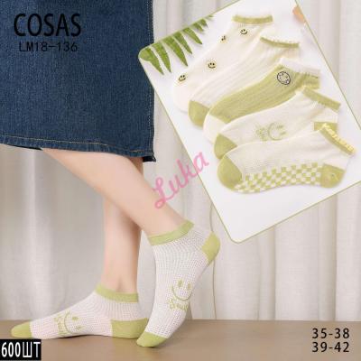 Women's low cut socks Cosas LM18-136