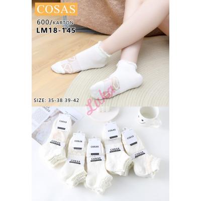 Women's low cut socks Cosas LM18-145
