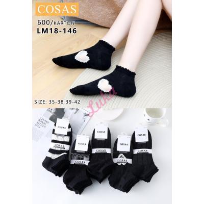 Women's low cut socks Cosas LM18-146