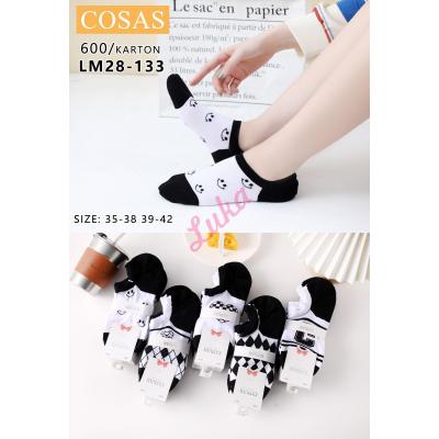 Women's low cut socks Cosas LM28-133