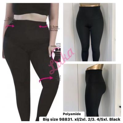 Women's big black leggings 98831
