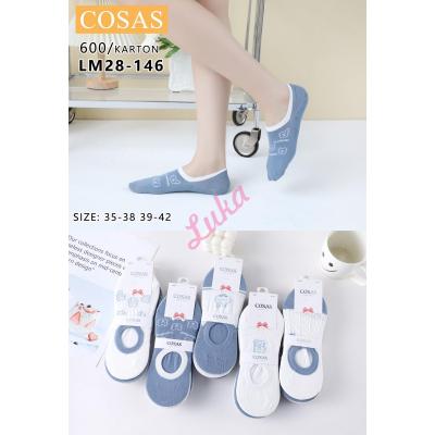 Women's low cut socks Cosas LM28-146