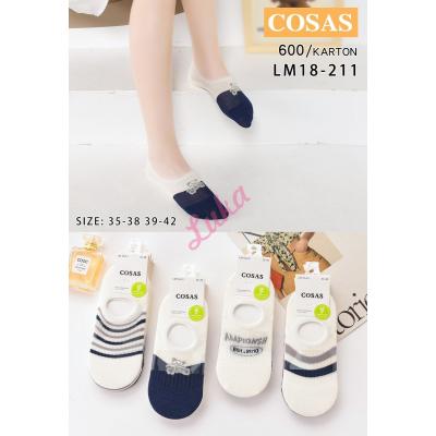 Women's low cut socks Cosas LM28-147