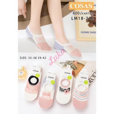 Women's low cut socks Cosas LM18-212