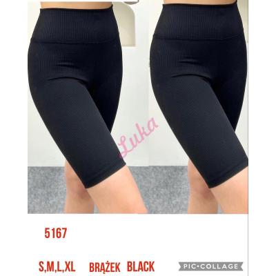 Women's black leggings 5167