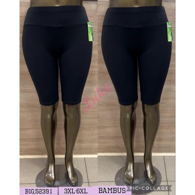 Women's big black leggings 5239-1