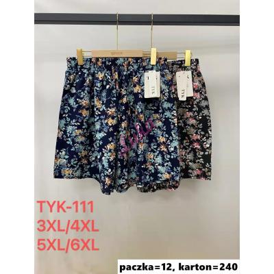 Women's big Shorts tyk-111