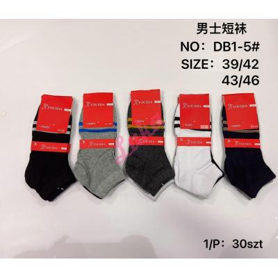 Men's low cut socks Yousda DB1-5