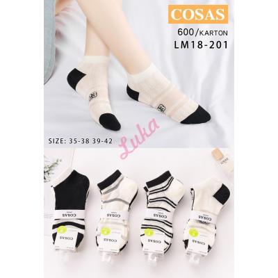 Women's low cut socks Cosas LM18-201