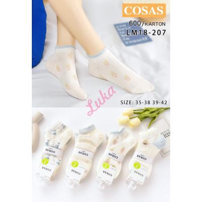 Women's low cut socks Cosas LM18-207
