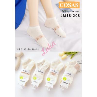 Women's low cut socks Cosas LM18-208