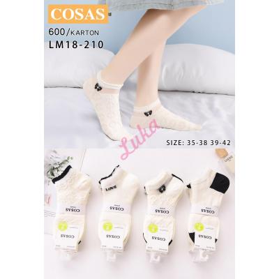 Women's low cut socks Cosas LM18-210