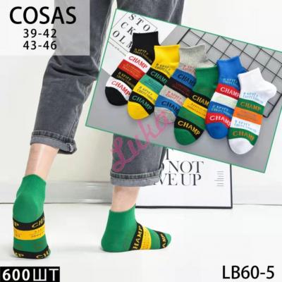 Men's low cut socks Cosas LB60-4