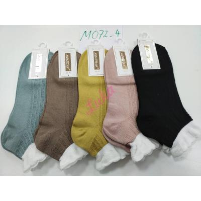 Women's low cut socks Nantong M072-4