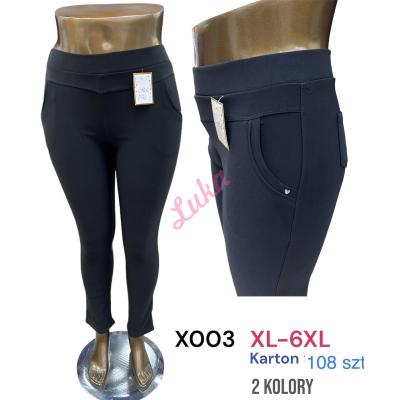 Spodnie damskie duże Linda X003