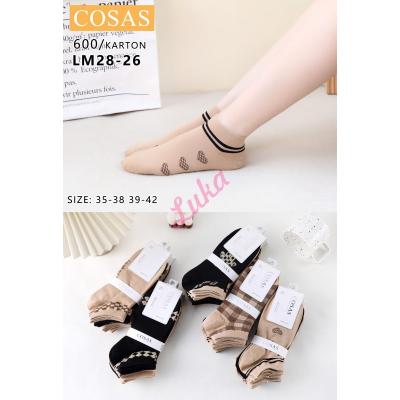 Women's low cut socks Cosas LM28-24