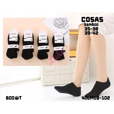 Women's low cut socks Cosas 40LM18-