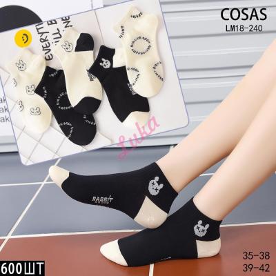 Women's low cut socks Cosas LM18-239