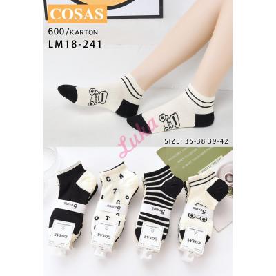 Women's low cut socks Cosas LM18-240