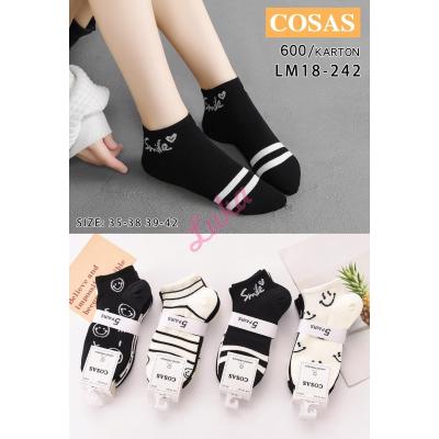 Women's low cut socks Cosas LM18-241