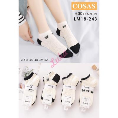 Women's low cut socks Cosas LM18-242