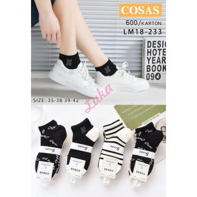 Women's low cut socks Cosas LM18-231