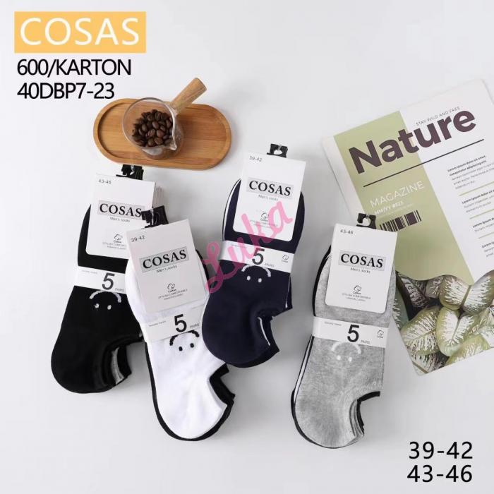 Men's low cut socks Cosas 40DBP7-24