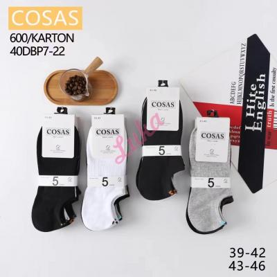 Men's low cut socks Cosas 40DBP7-23